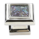 Precious Inlays - 1 3/8" Cabinet Knob - Imperial Shell/ Polished Nickel