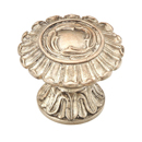 936-MSL - French Court - 1.25" Cabinet Knob - Monticello Silver