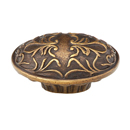 993-DIA - Cantata - Oval Cabinet Knob - Dark Italian Antique