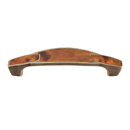 Precious Inlays - 4" Cabinet Pull - Tiger Penshell/ Estate Dover