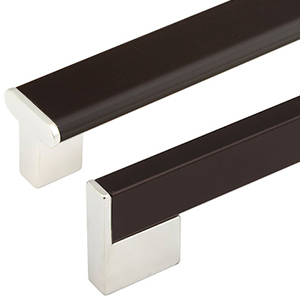 Tenor - Satin Nickel/ Espresso Brown