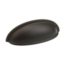 730-10B - Traditional - 3 3/4" Cup Pull - Oil Rubbed Bronze