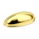 730-03 - Traditional - 3 3/4" Cup Pull - Polished Brass