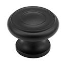 703-FB - Colonial - 1 1/4" Cabinet Knob - Flat Black