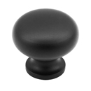 706-FB - Traditional - 1 1/4" Cabinet Knob - Flat Black