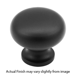 706-FB - Traditional - 1 1/4" Cabinet Knob - Flat Black