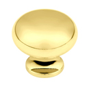 706-03 - Traditional - 1 1/4" Cabinet Knob - Polished Brass
