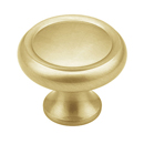 711-SB - Country - 1 1/4" Cabinet Knob - Satin Brass