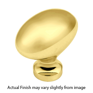719-03 - Traditional - 1 3/8" Cabinet Knob - Polished Brass