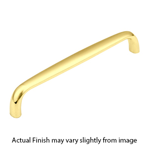732-03 - Traditional - 4" Cabinet Pull - Polished Brass