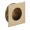 211009 - Urbano - 3" Square Recessed Pull - Satin Brass