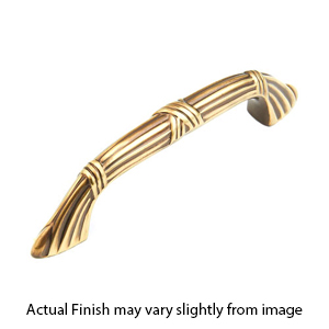 754 ALP - Versailles - 3 1/2" Cabinet Pull - Antique Light Polish