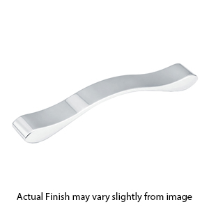 244-160-26 - Wave - 160 mm Cabinet Pull - Polished Chrome