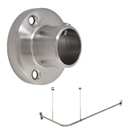 72" x 72" - Corner Shower Rod - Heavy Round Flanges