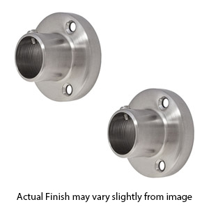 36" x 54" - D-Shaped Shower Rod - Round Flanges