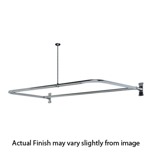 D Shaped Shower Rod 27 X 72