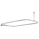 45" x 25" - Rectangular Shower Rod - End/Ceiling Mount