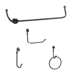 Knot Accents - Hand Rubbed Pewter