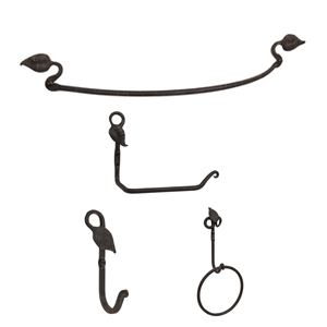 Leaf Accents - Hand Rubbed Bronze