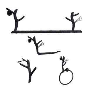 Pine Accents - Natural Black