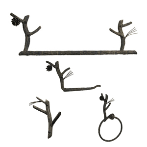 Pine Accents - Hand Rubbed Brass