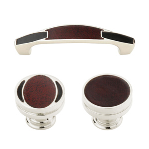 Leather - Polished Nickel