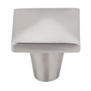 M2059BSN - Aspen - 1.25" Square Knob - Satin Nickel