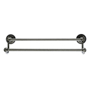 ED7APA - Beaded - 18" Double Towel Bar - Antique Pewter