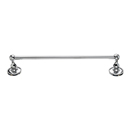 ED6PCA - Beaded - 18" Towel Bar - Polished Chrome