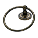 ED5GBZA - Beaded - Towel Ring - German Bronze