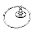 ED5PCA - Beaded - Towel Ring - Polished Chrome