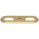 TK3351HB - Brockwell - 2.75" Cabinet Knob Backplate - Honey Bronze