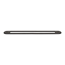 TK3356BLK - Brockwell - 8-13/16" Cabinet Pull Backplate - Flat Black
