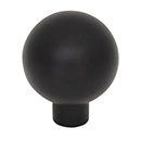 TK3340BLK - Brockwell - 1-1/8" Cabinet Knob - Flat Black