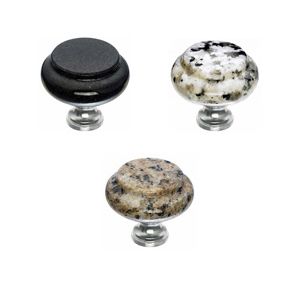 Granite Knobs - Chrome Base