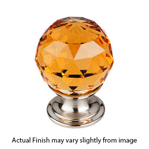 TK111/122 - Round Colored Crystal Cabinet Knob