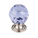 TK111/122 - Round Colored Crystal Cabinet Knob