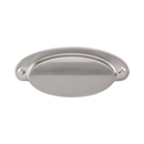 M1298 BSN - Dakota - 4" Cup Pull - Brushed Nickel