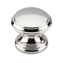 M1304 PN - Dakota - 1 3/8" Flat Top Knob - Polished Nickel