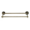 ED7GBZE - Ribbon & Reed - 18" Double Towel Bar - German Bronze