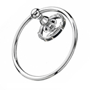 ED5PCE - Ribbon & Reed - Towel Ring - Polished Chrome