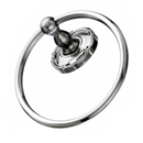 ED5BSNE - Ribbon & Reed - Towel Ring - Satin Nickel