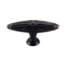 M1646 TB - Edwardian Ribbon & Reed - 2.75" T-Handle - Tuscan Bronze