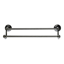 ED7APB - Hex - 18" Double Towel Bar - Antique Pewter