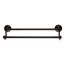 ED7ORBB - Hex - 18" Double Towel Bar - Oil Rubbed Bronze