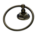 ED5GBZB - Hex - Towel Ring - German Bronze