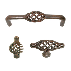 Normandy Birdcage - Patina Rouge