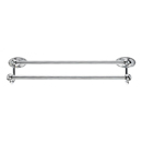 ED7PCC - Oval - 18" Double Towel Bar - Polished Chrome