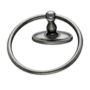 ED5APC - Oval - Towel Ring - Antique Pewter