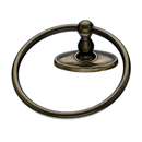 ED5GBZC - Oval - Towel Ring - German Bronze